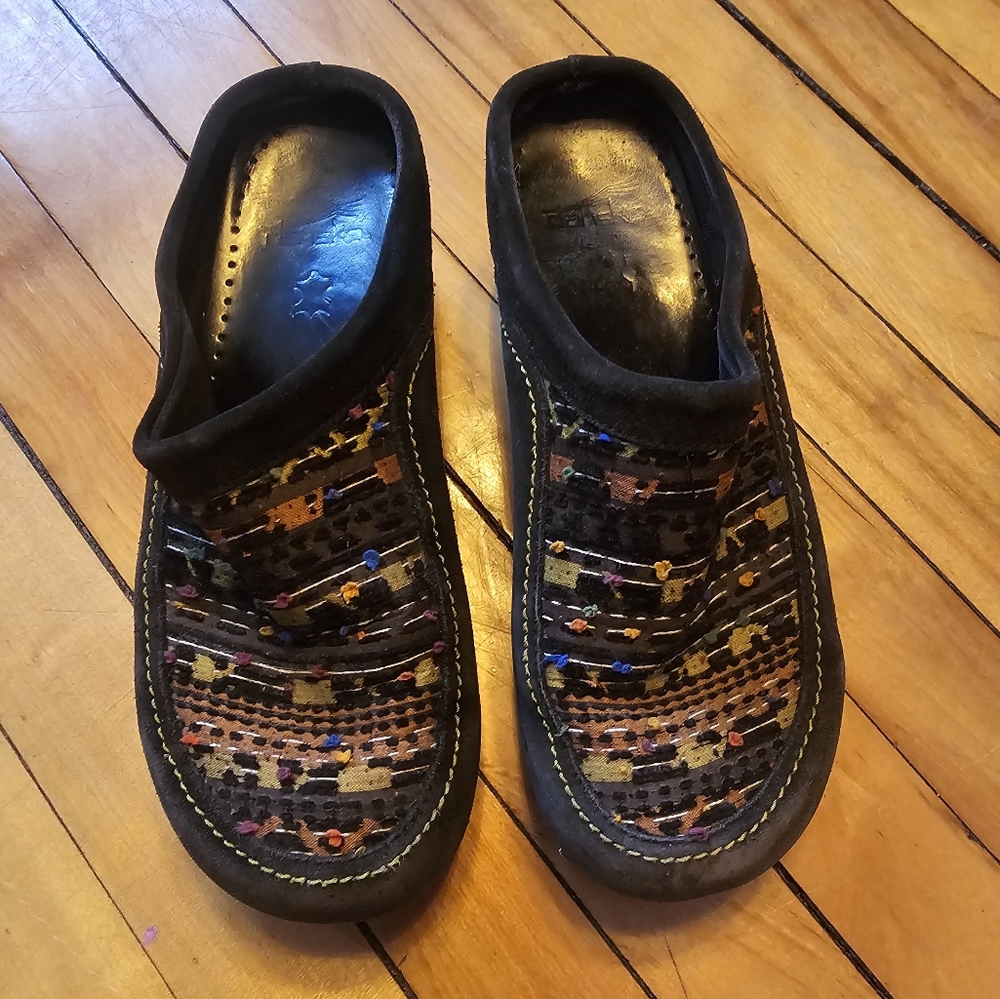 Dansko Embroidered Clogs